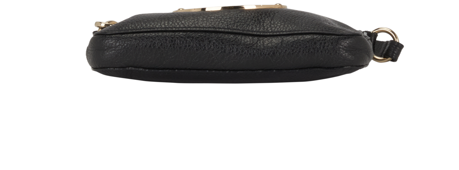 Daria Pochette, &pound;220, Handbags, Black, Leather, Top view